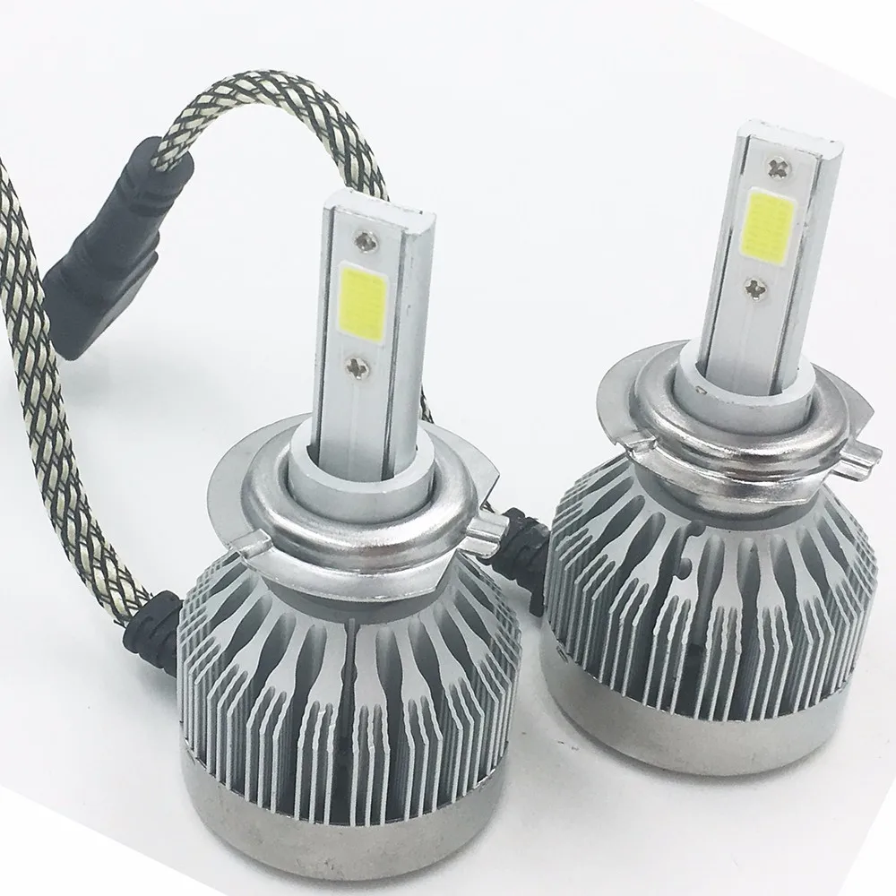 Super Bright C1 Del Dell H7 Universale Fit automobile Faro 24V 6000K Car LED luce | Headlight Bulbs(LED)