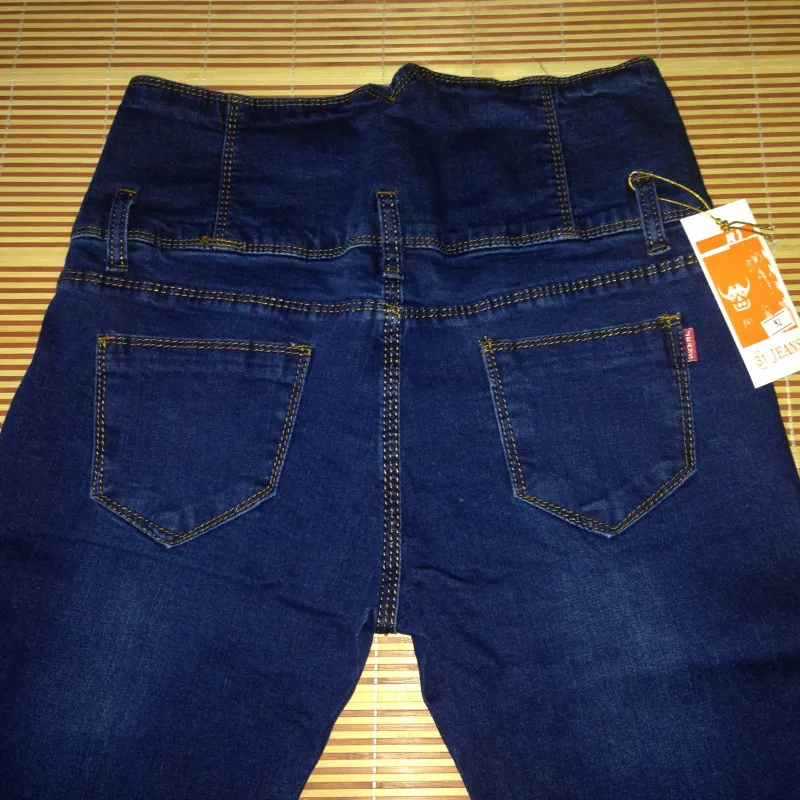 Весна 2020 женские джинсы с высокой талией Модные узкие джинсовые длинные