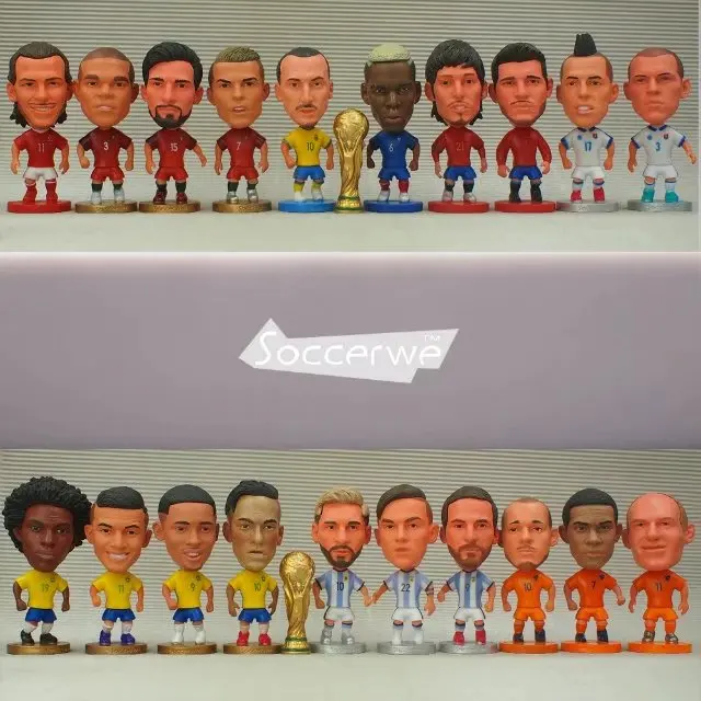Soccerwe World National Soccer Star Players фигурка футбольная модель игрушки Детская Спортивная