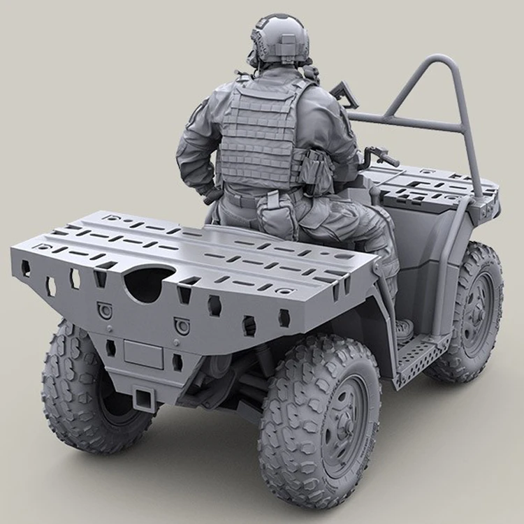 1/35 США спецназ современный вездеход с Mk18 не включает автомобиль полимерную