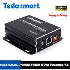 Квм-удлинитель TEmart для многих IP-сетей, высокое качество, 120m USB HDMI IR KVM-удлинитель через CAT5e6 TCPIP (только TX)
