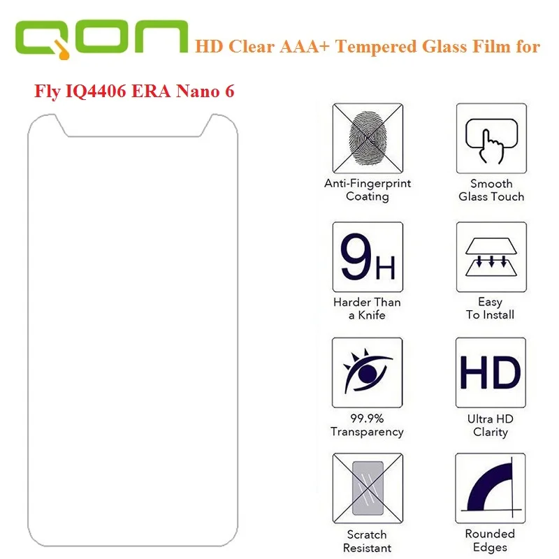 Fly IQ4406 защитные пленки для стекла закаленное стекло пленка Для ERA Nano 6 защитная