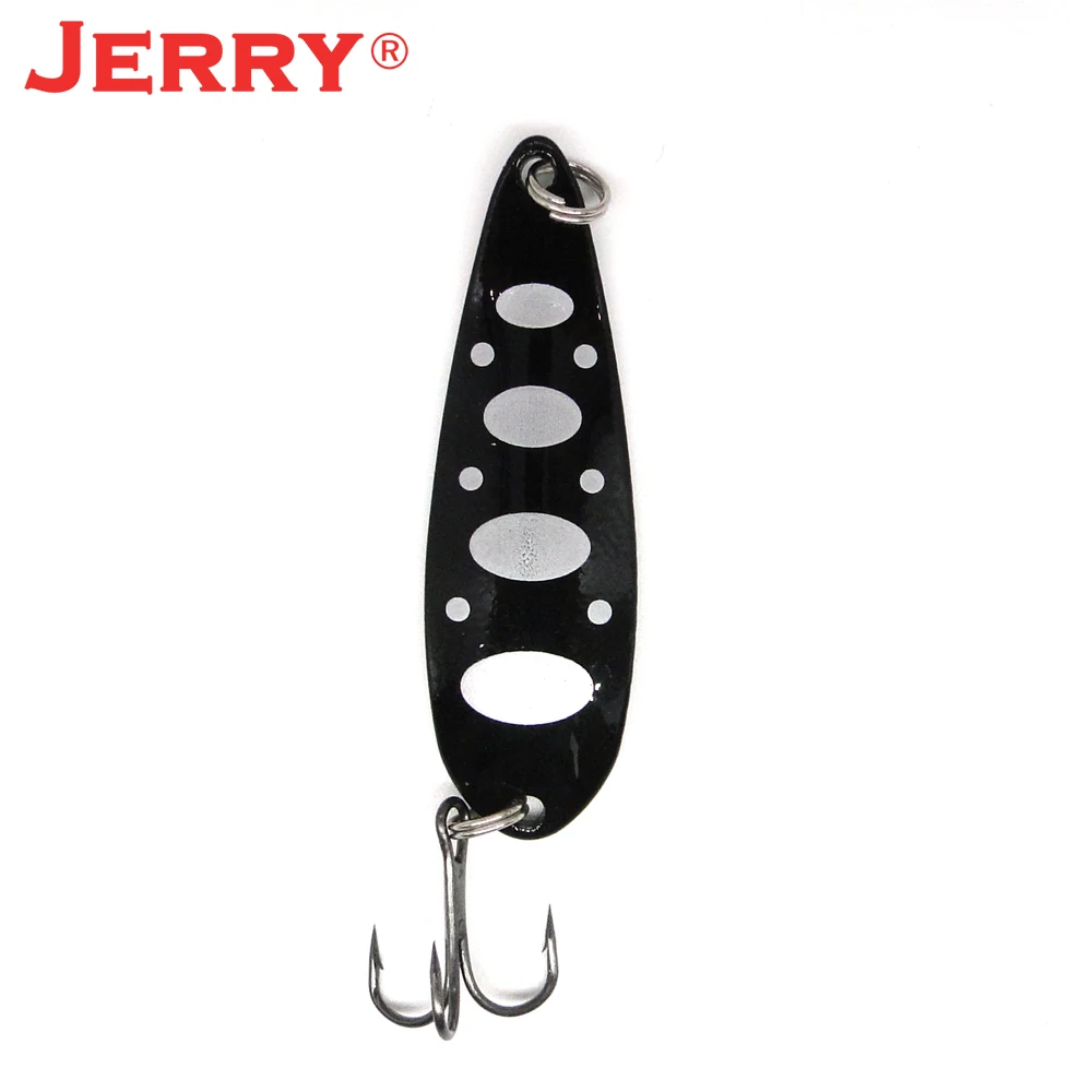 Jerry 6 шт. 7 5 г Троллинг рыболовные ложки УФ Цвета пресноводные металлические