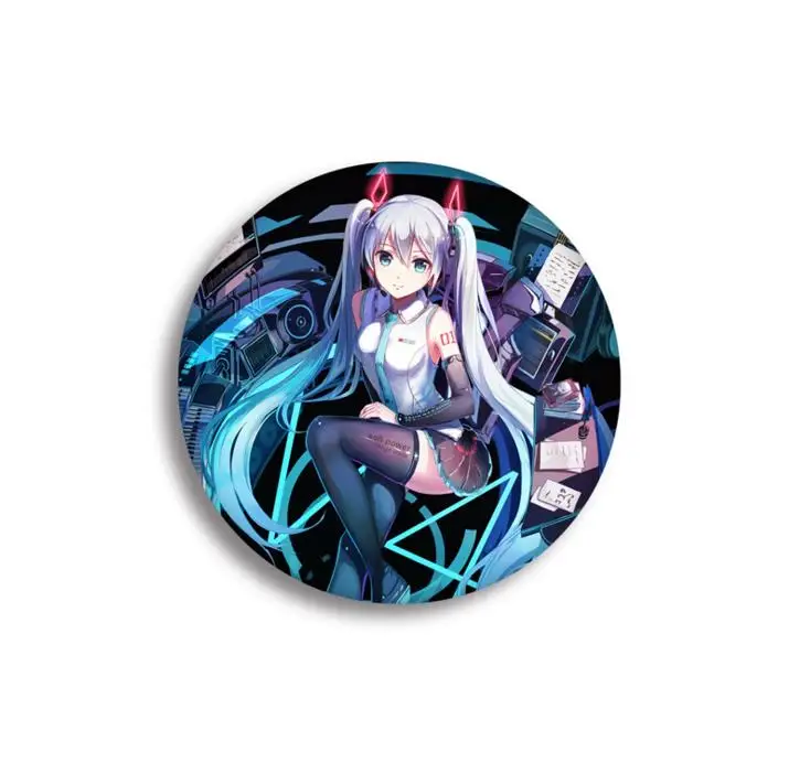 5 шт. Kawaii Hatsune Miku значок косплея Вокалоид Рин Лен Брошь булавка коллекция значок для рюкзака Одежда Игрушки