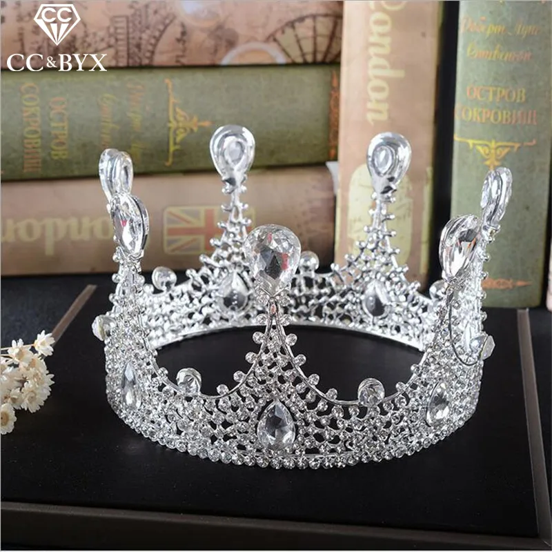 CC Ювелирные Короны и Тиары Корона для волос вечеринки свадебные аксессуары