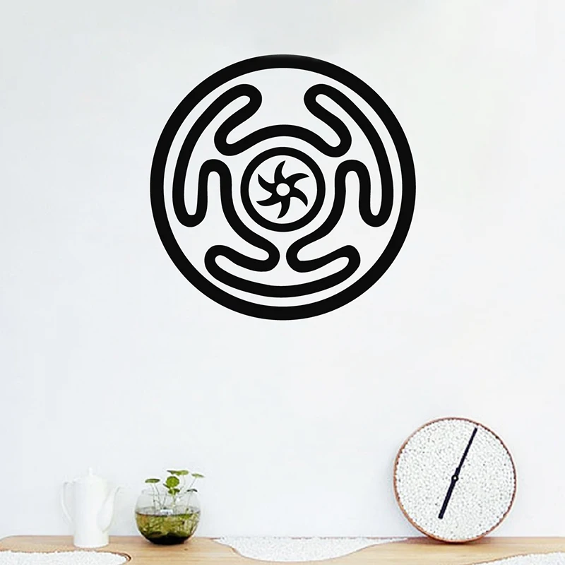 

Hecate's Wheel Pagan Wiccan Vinyl Wall Art Sticker Home Room Decor Removable Decals for Apple MacBook / Car Window Decoration
