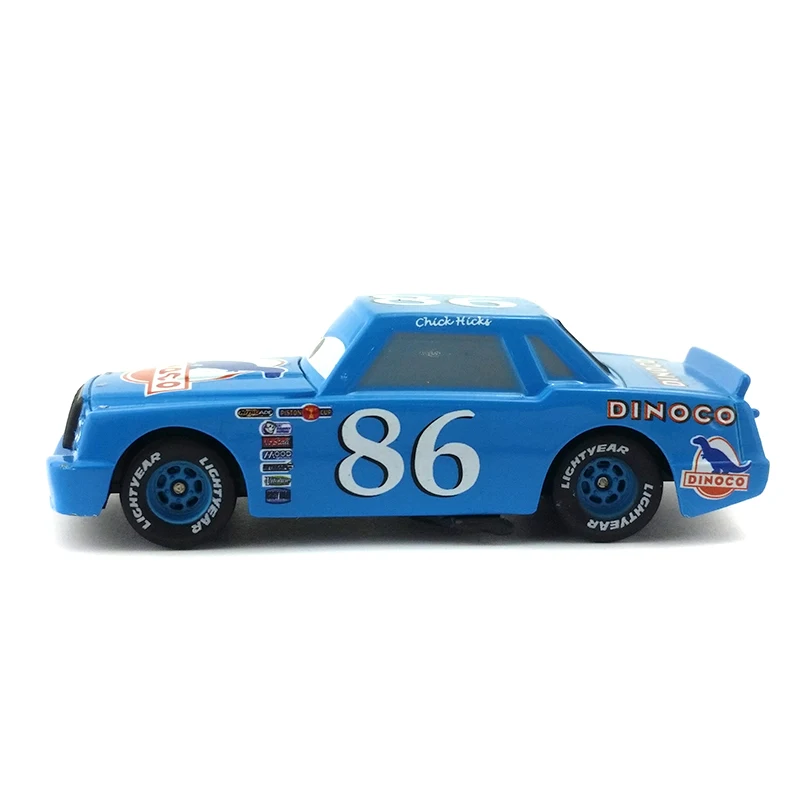Игрушечные машинки Диснея Pixar No.86 Dinoco Chick Hicks металлический литой под давлением
