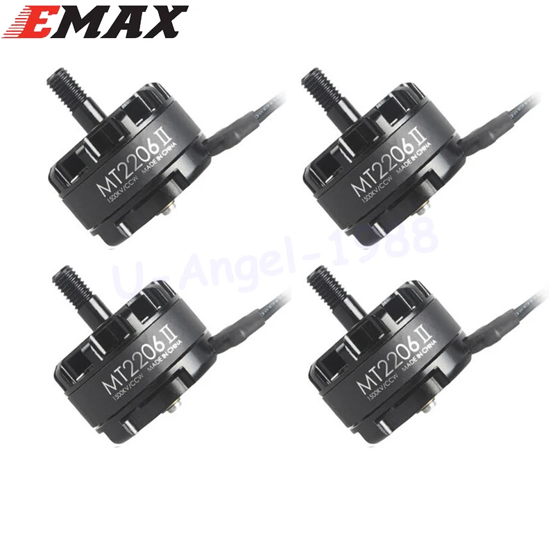 4 компл./лот Emax охлаждение новый MT2206 II 1500KV бесщеточный двигатель 2 CW CCW для RC QAV250 F330