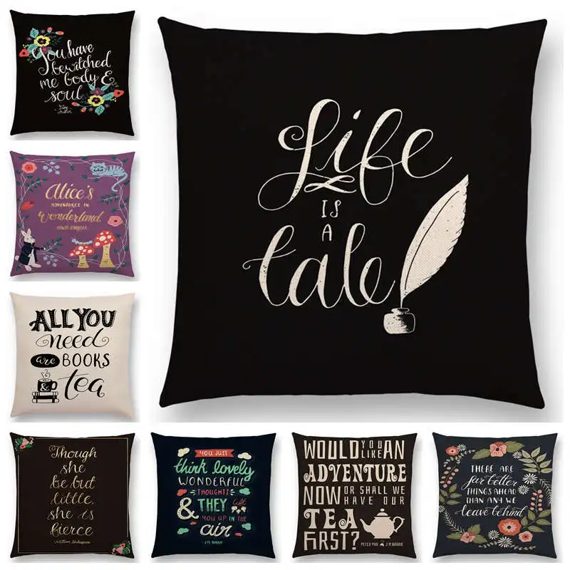 Искусственные декоративные буквы теплые слова цветы чаепитие книги для чтения