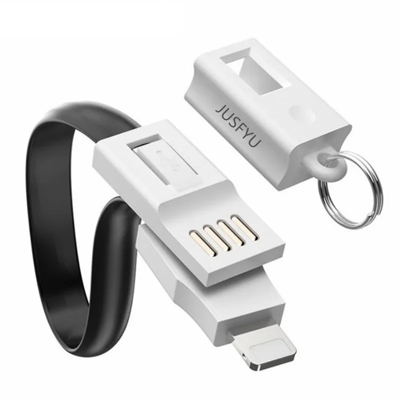 For iPhone Cable JUSFYU Мини Qi Беспроводное зарядное устройство USB зарядка для iPhone X 8 8 Plus Nokia samsung Galaxy S6 S7 Edge S8 Plus Note 5 8 - Тип штекера: For iPhone Cable
