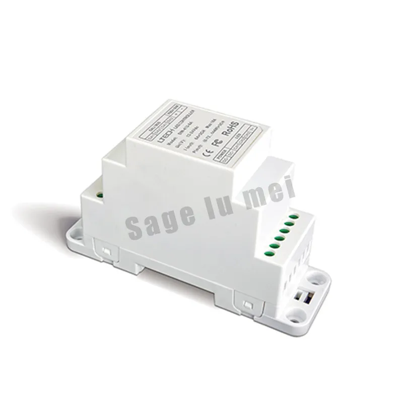 LTECH DIN-413-6A DC12V-24V вход CV интерфейс Dali для управления диммерами Push Dim (din-рейка/винт