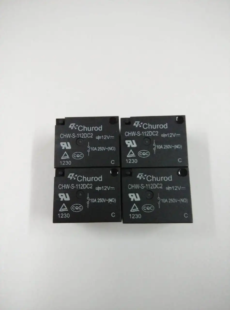 

5PCS For CHUROD CHW-S-112DC2 12VDC 5 foot relay 10A