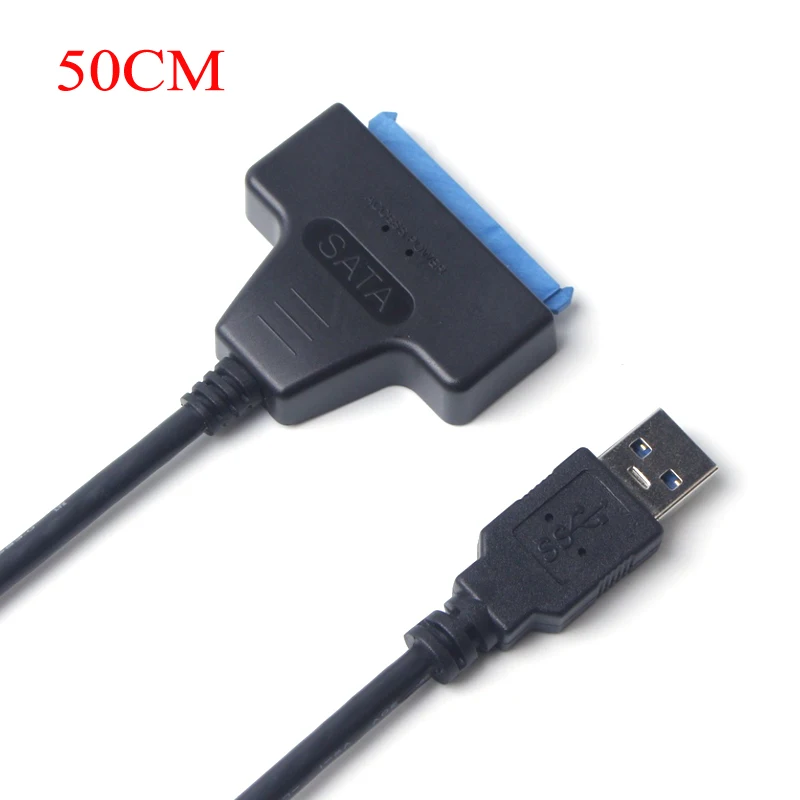 USB 3 0 к SATA 22 контактный адаптер кабель 2 5 дюйма драйвер для жесткого диска внешний