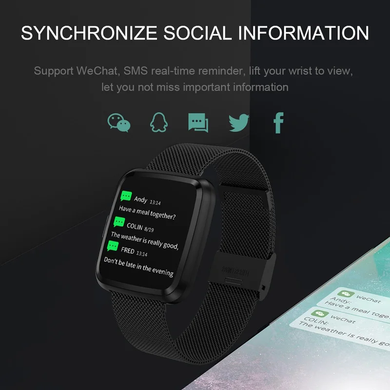 Y7 Смарт-часы браслет кровяное давление кислородный спортивный трекер smartwatch