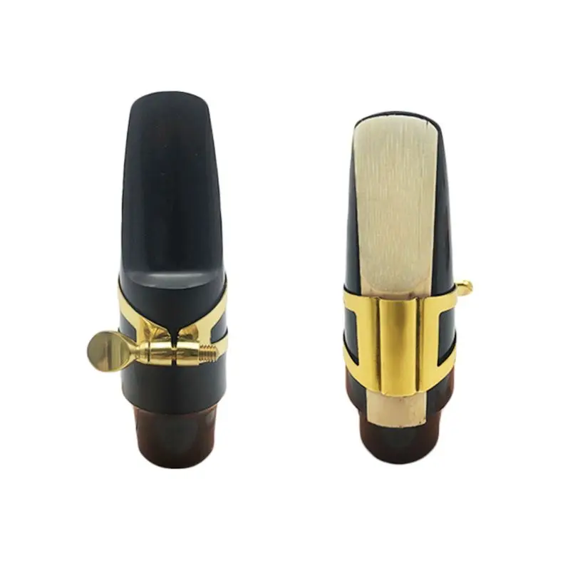 

Soprano Alto Tenor Saxophone Clarinet In Bb Flexibility Gold Mouthpiece Ligature