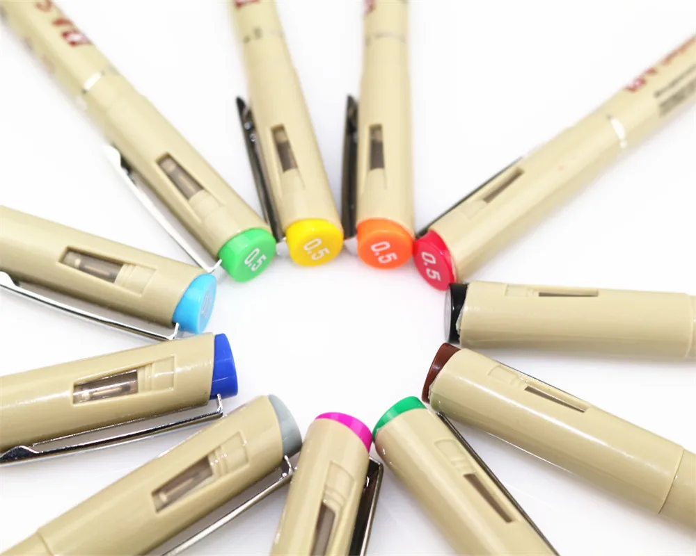 Цветная ручка для рисования 11 цветов 0 45 мм|art markers|design art markersdesign markers |