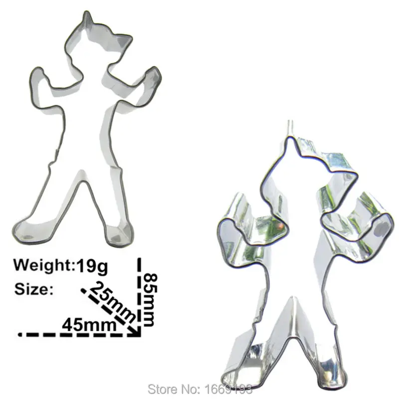 Летающий Робот Форма торт украшения Фондант резаки инструменты мультфильм