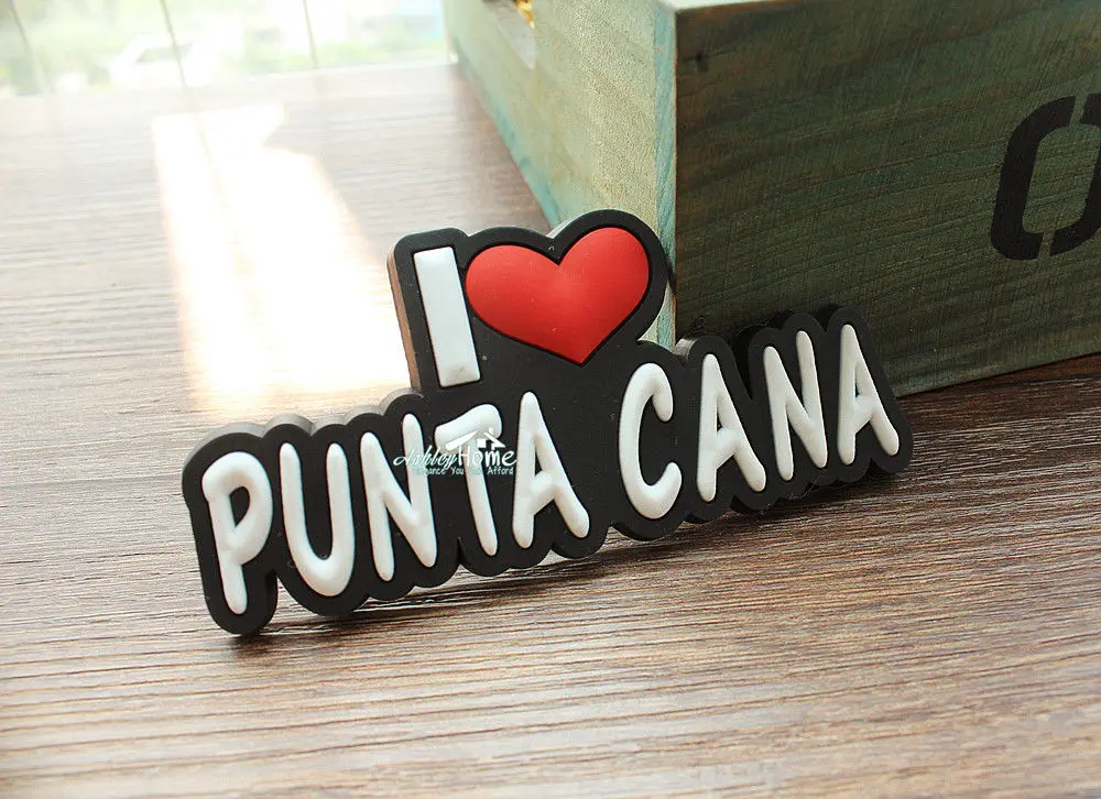 Punta Cana, туристический сувенир, 3D резиновый магнит, Подарочная идея