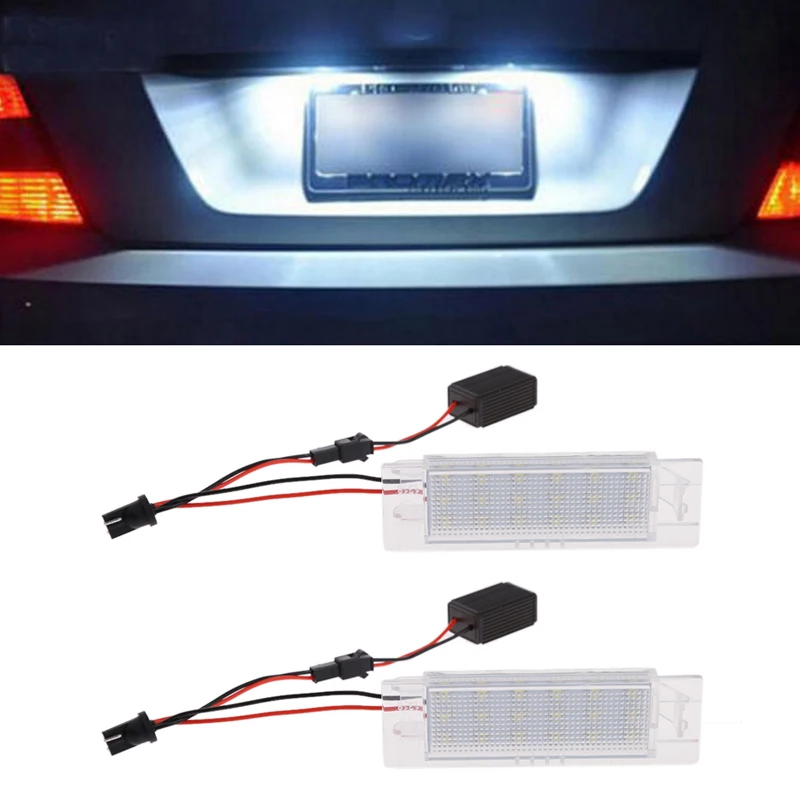 Светодиодный фонарь для номерного знака Vauxhall Opel Astra H J Corsa C D Insignia Tigra B Twintop Vectra Zafira