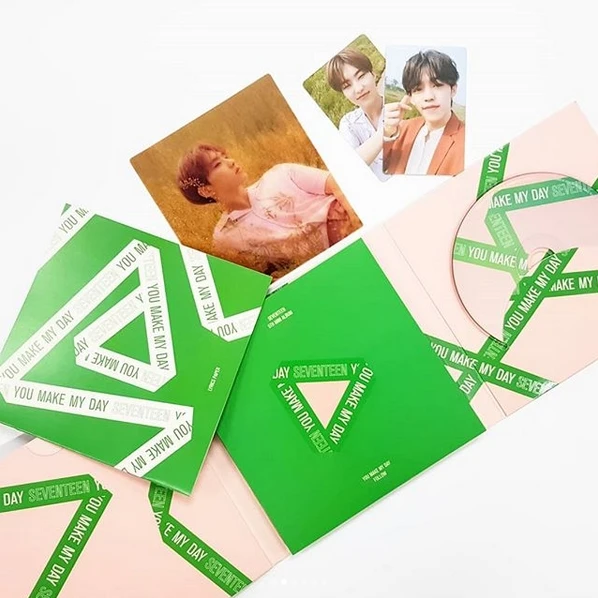 [MYKPOP]~ Официальный~ SEVENTEEN YOU MAKE MY DAY MINI 5 альбом набор CD+ фото книга+ плакат+ мини книга+ маленькая карточка KPOP товар SA18101601
