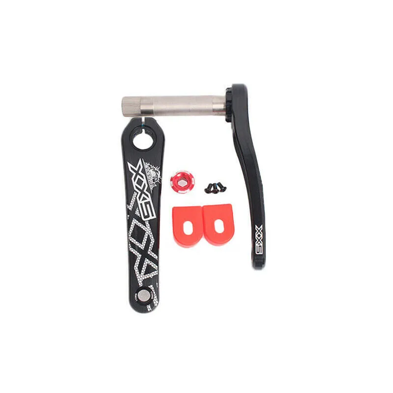 Black-crank Улитка GXP 30/32/34t MTB дорожный велосипед с ЧПУ Chainset 170 мм рукоятки BB звездочка цепной передачи передняя Звездочка Алюминий сплав диаметра окружности болтов для GXP XX1 X9 модными принтами XO X01 - Цвет: Black-crank