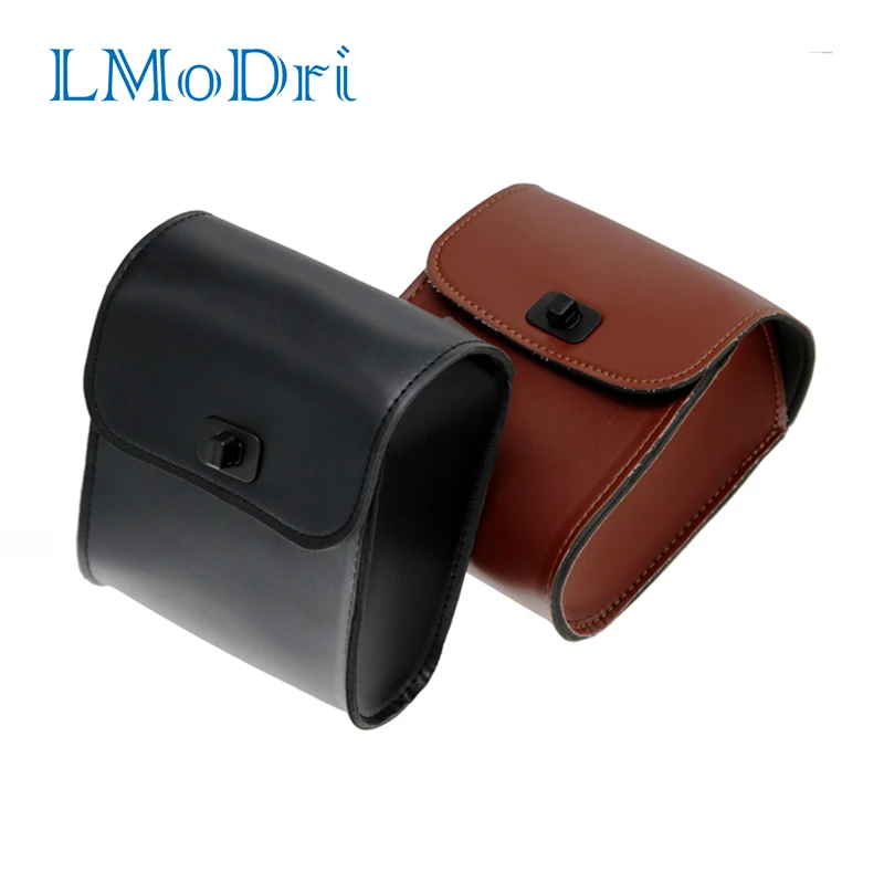 Универсальная мини сумка LMoDri на руль мотоцикла сиденье Боковая Сумка из