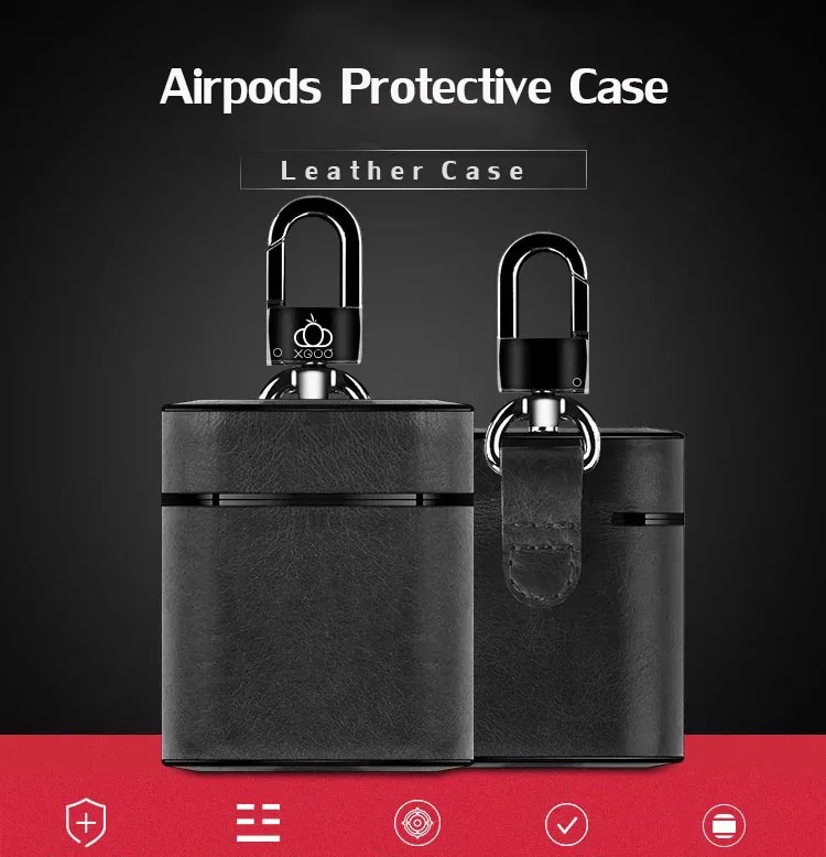 Высокое качество из искусственной кожи чехол для Apple AirPods беспроводной Bluetooth наушники зарядный чехол защитный чехол сумка чехол для Air Pods