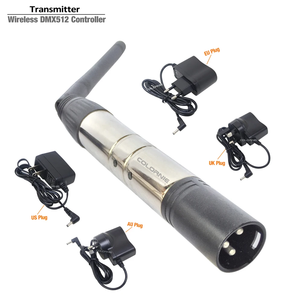 Бесплатная доставка 1 шт. 2 4 ГГц ISM DMX512 беспроводная антенна XLR для мужчин