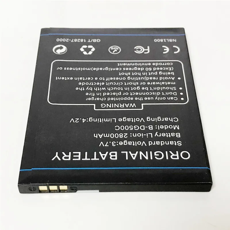 Аккумулятор Для Doogee Discovery DG500 3 7 В 2800 мАч аккумулятор MT6589 DG500C MT6582 5 0 дюйма |