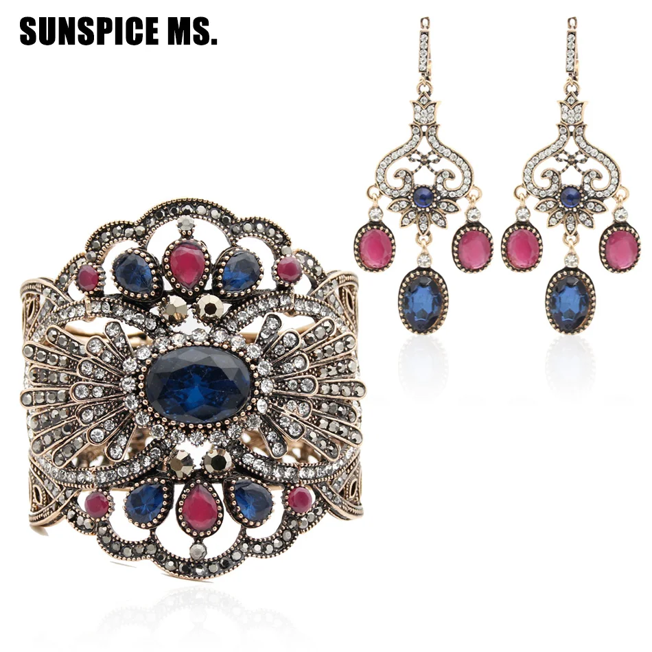 Этнические богемные женские браслеты и серьги из смолы ювелирные наборы