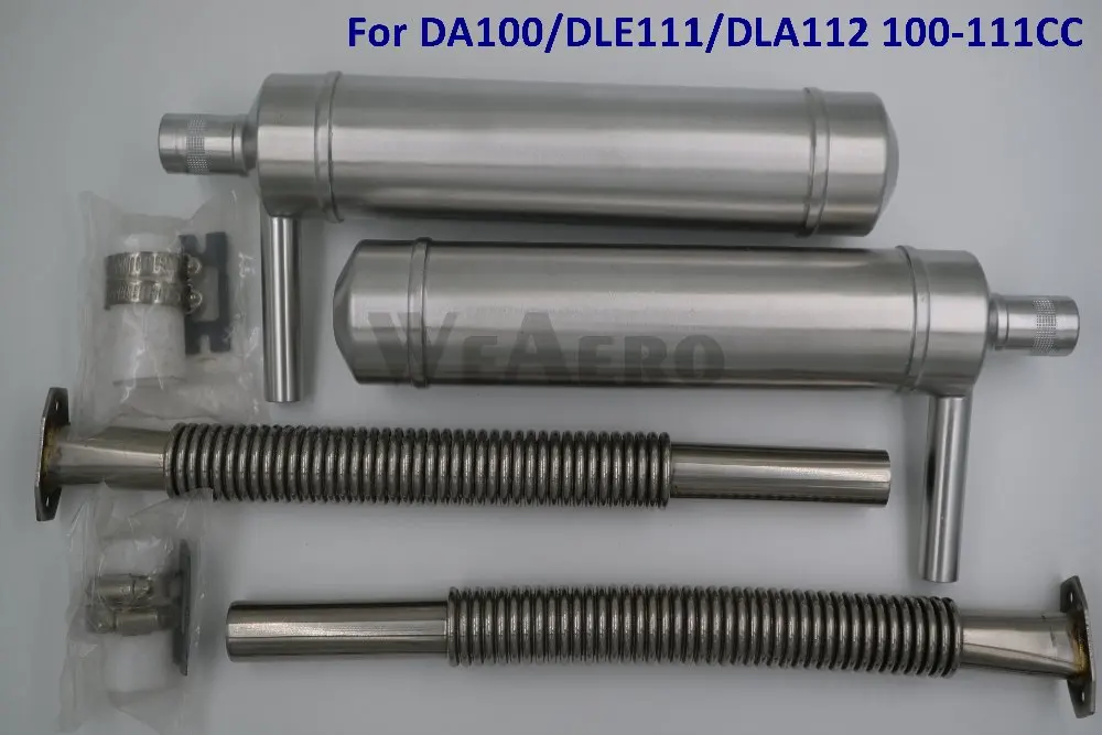 Глушитель канистра для RC самолета, DA100/DLE111/DLA112/100-111CC газовый двигатель