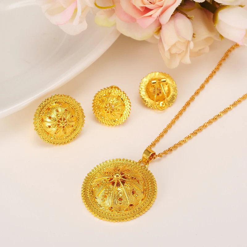 Комплект из колье и серёг с кулоном|necklace earring set|african weddingbridal set |