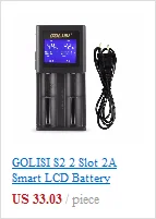 GOLISI S43 26650 Перезаряжаемые Батарея литий-ионный аккумулятор 4300mAh 3,7 V 35A большого потока энергии низкое внутреннее сопротивление для Светодиодный фонарики Налобные