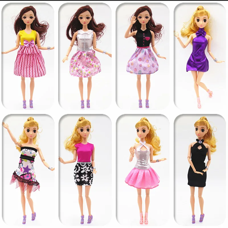 24 Styles Fashion Handmade Moana Dresses Princess Bobby &amp Clothes for Doll 30cm Barbies Beautiful Party | Игрушки и хобби