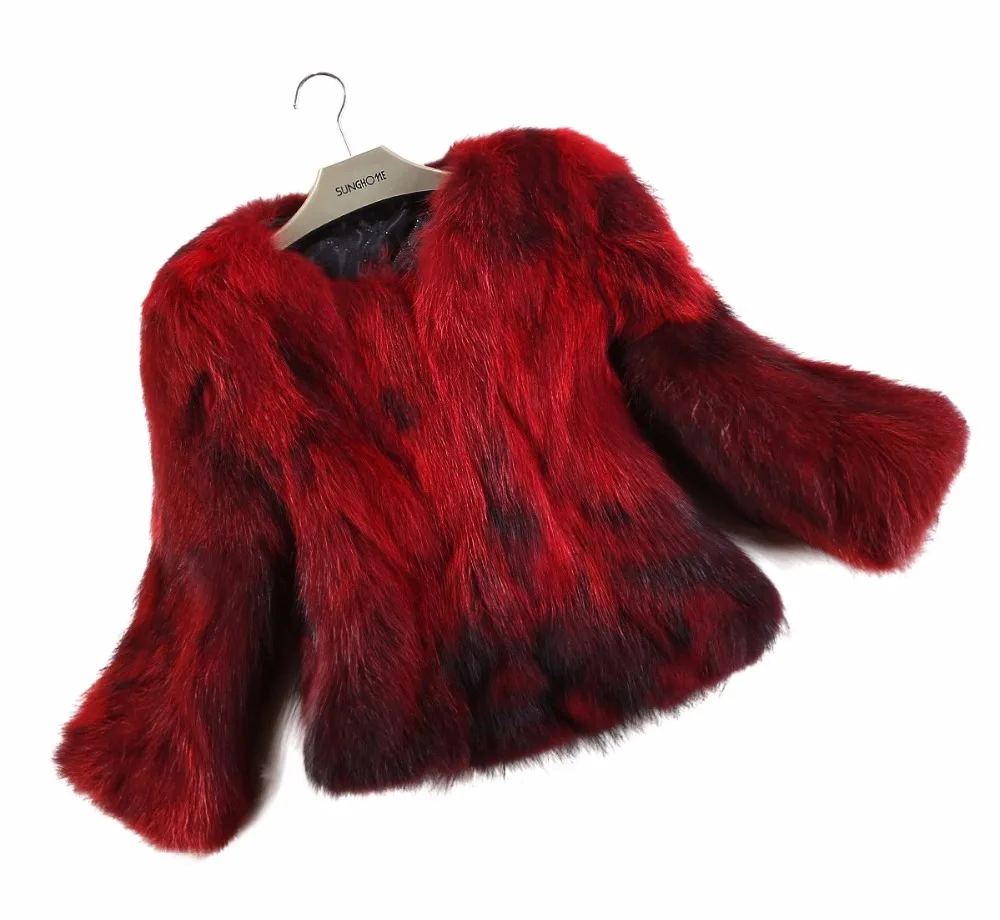 2022 New Arrival Real Fox Fur Coat Lady Top Selling Factory Wholesale Natural Fox Fur Jacket 100% Genuine Fur Overcoat