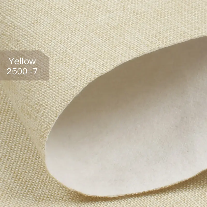 Home Decor дизайнерские обои льняная ткань обои высокое качество обоями качество Llinen текстуры обоев для Гостиная - Цвет: 2500-7Yellow