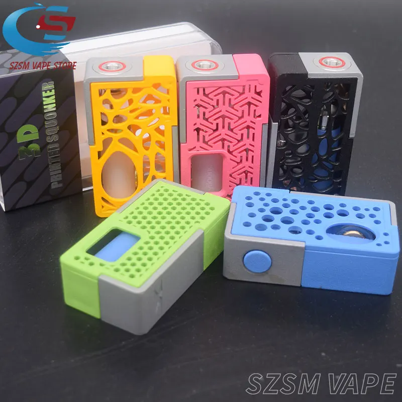 Боксмод Fogger XBOX Mechanical Squonk с KALI V2 RDA kit 8 мл силиконовая бутылка аккумулятор 18650 20700