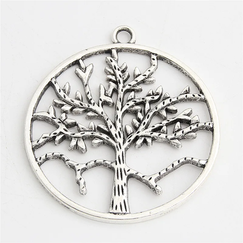 2 шт. серебряные подвески в виде дерева|Подвески| |
