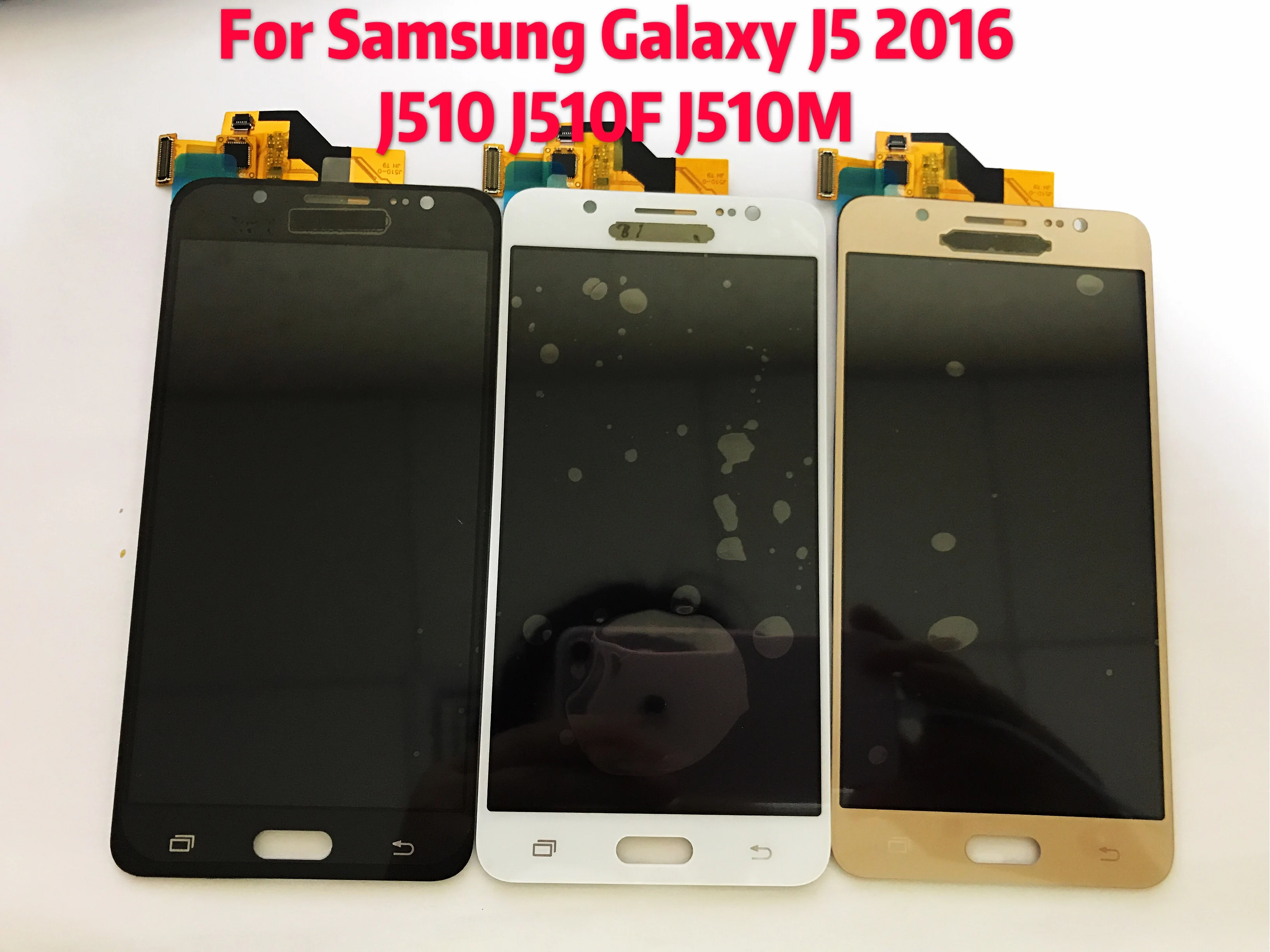 100% Tested Working Good AAA Quality TFT LCD Display With Touch Screen Panel Assembly For Samsung Galaxy J5 2016 J510+Tape Tools | Мобильные