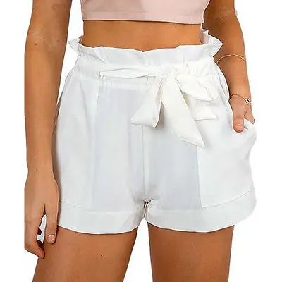 Hot Fashion Women Lady Sexy Shorts Summer Casual High Waist Short Beach Bow Trousers | Женская одежда