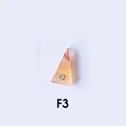 F3 20 шт./лот 3D алмаз Янтарный ногтей украшения японский trend Стиль Ногти горный хрусталь аксессуары верхнего уровня Маникюр подвески - Цвет: F3