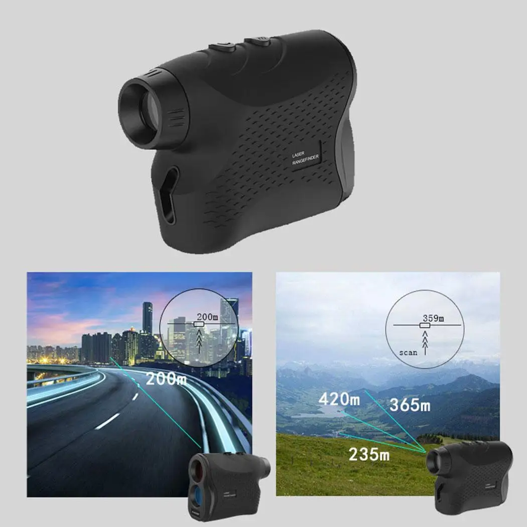 Portable Practical Rangefinder Handheld Speed Measurement 2 x AAA Battery(Not Include) Telescope Outdoor 6X 7 | Инструменты