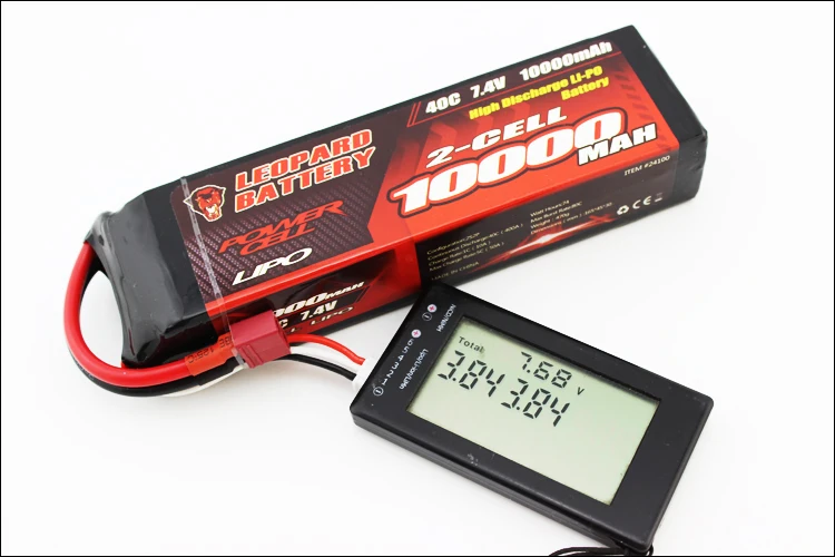 2 шт. леопардовая Lipo батарея 2S 10000 мАч 7 4 В Аккумулятор 50C для TRAXXAS X MAXX SPARTAN DCB M41/ARRMA
