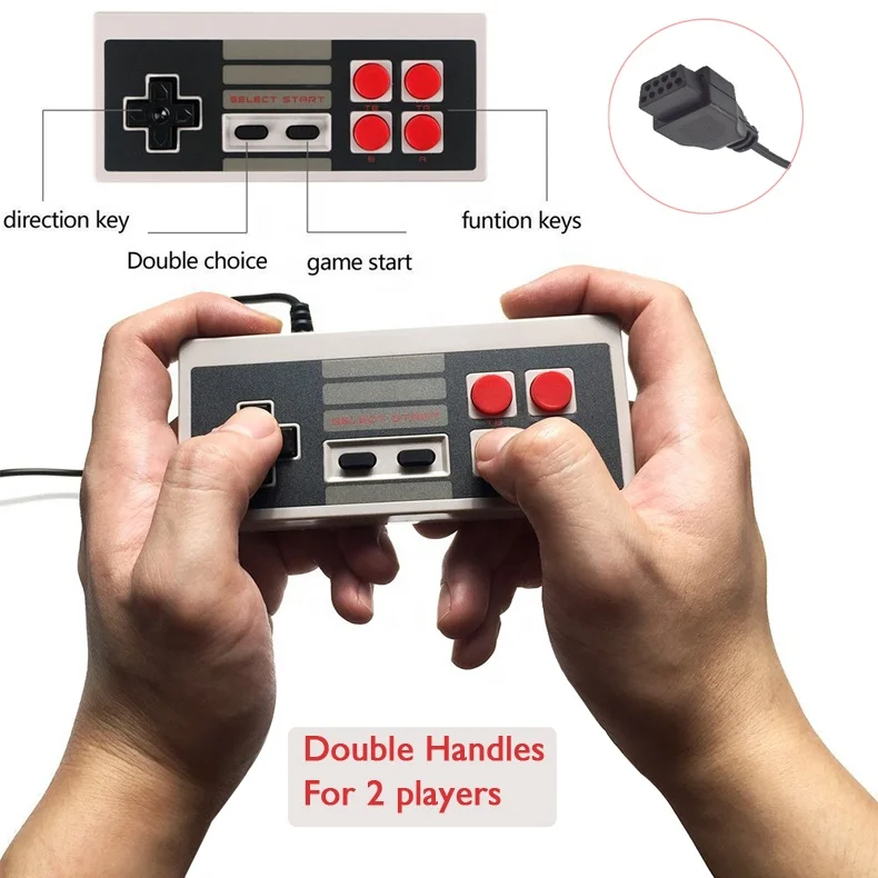 Мини Классические ТВ игровые консоли 8 бит Ретро видео игровая консоль NES встроенные 621 игры HDMI порт портативный игровой плеер отдых
