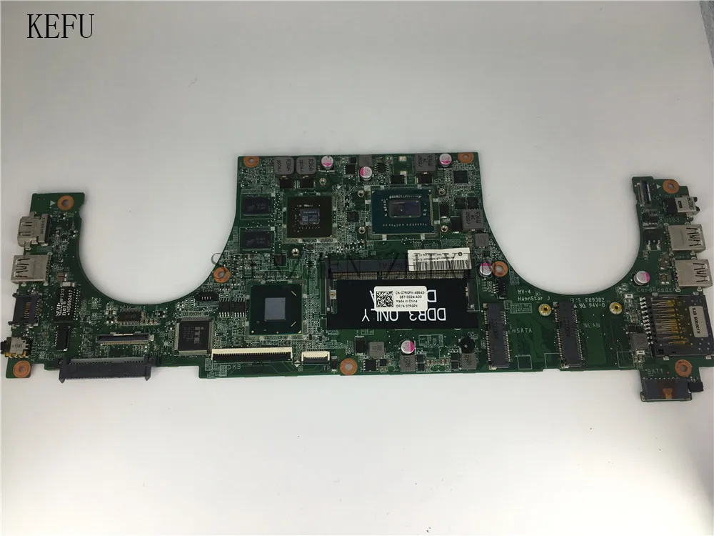 Материнская плата KEFU для ноутбука DELL V5460 5460 дюймов стандартный центральный
