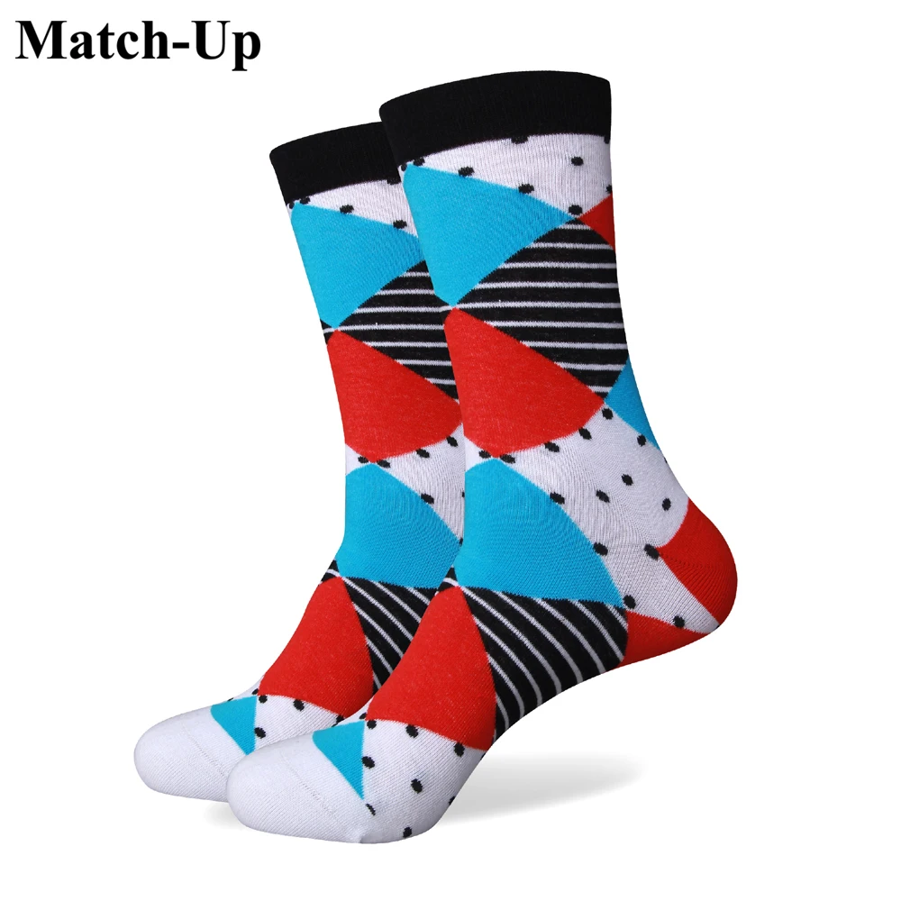 

Match-Up men colorful combed cotton socks 272