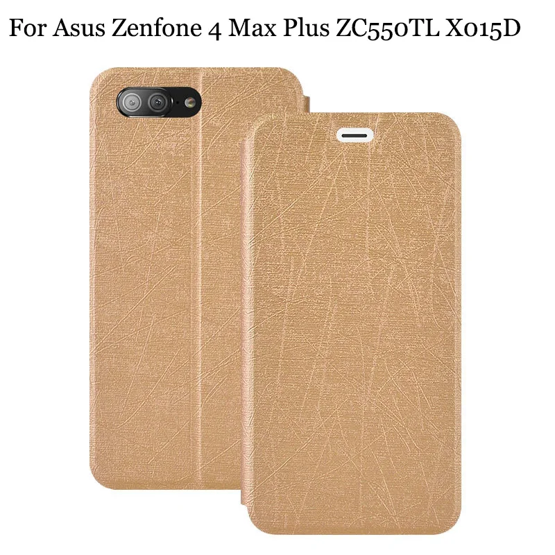 Кожаные чехлы-книжки для Asus Zenfone 4 Max Plus ZC550TL X015D задняя крышка Zenfone4 чехол _ |