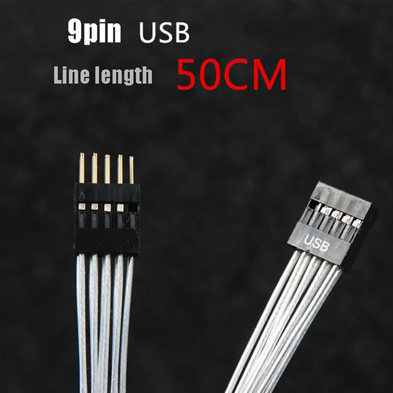 Новые компьютерные кабели разъемы передняя материнская плата USB 9 контактный