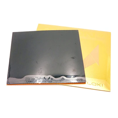 1pc Black Локи RXTON3 красный липкий резиновый для настольного тенниса с жесткой оранжевой губкой пипсов в черном Pingpong резиновый для петли и контроля - Цвет: 1pc Black