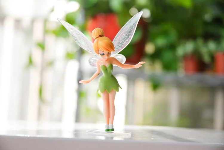 6 шт./компл. аниме Tinkerbell Фея Рисунок Игрушки замечательный Фигурка Феи куклы